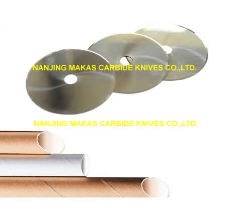 tungsten carbide blades cutting paper straw